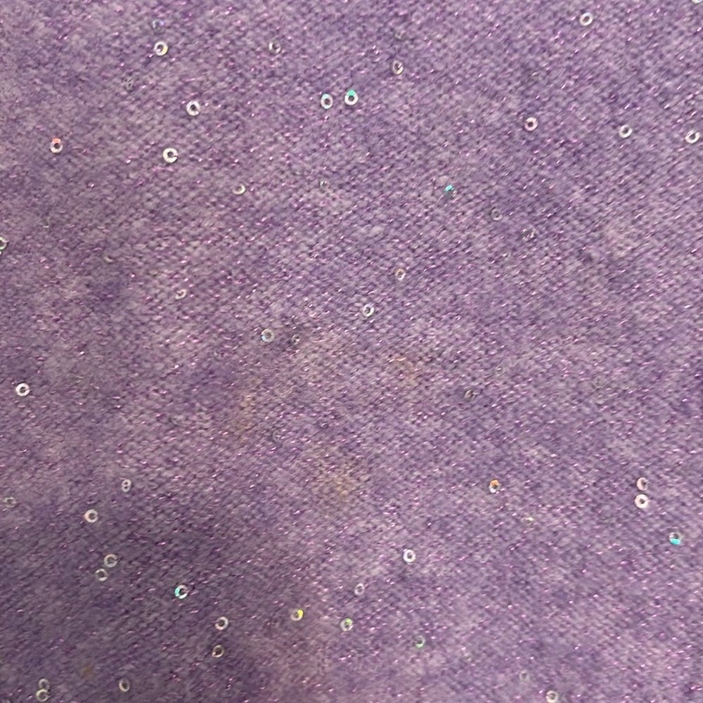 Purple Sweater with Ruffle Details - Picture 5 of 6